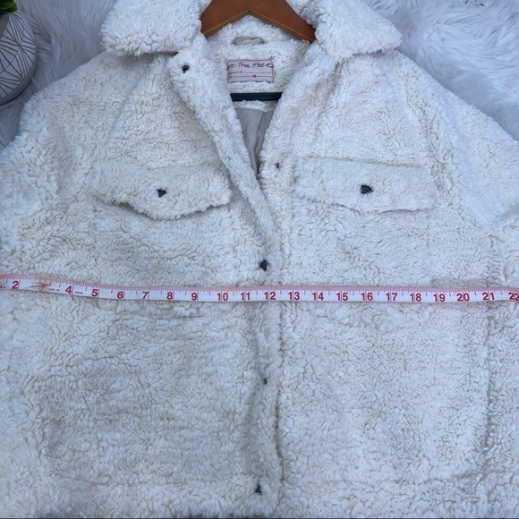 Free People Teddy Swing Jacket Chai Latte‎ - Picture 6 of 9
